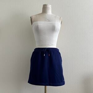 Tommy Hilfiger navy blue sport mini skirt